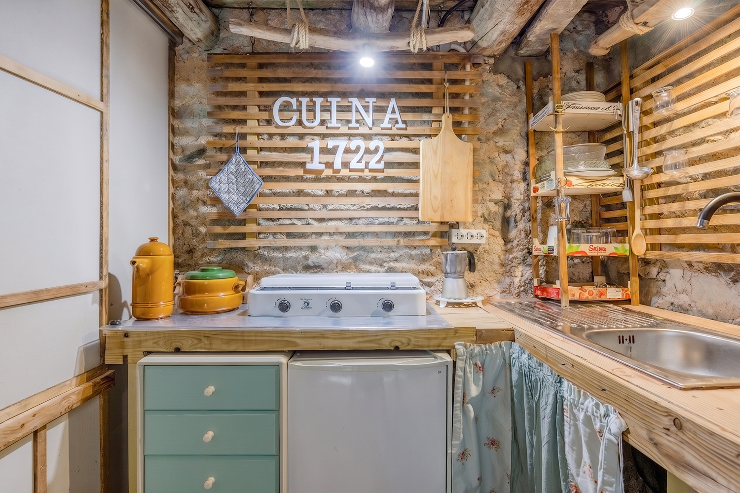 Cocina de Villa Mulata, la antigua Cuina 1722